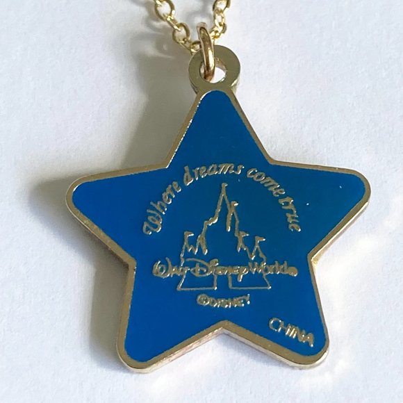 Vintage Disney Pluto Necklace 18" Fab 5 Dog Disneyana Signed Charm Gold Plated - Picture 4 of 11